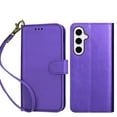 thumbnail image 2 of Galaxy S24 Plus Wallet Case, Takfox With RFID Blocking Leather Credit Card Holder Slots Flip Folio Book [Detachable Magnetic] Phone Case Shockproof Cover, For Samsung Galaxy S24 Plus 5G 6.7", Purple, 2 of 10