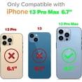 thumbnail image 2 of Compatiable with iPhone 13 Pro Max Case with Leopard,for Girly Women,Shiny Shockproof Clear Animal Pattern Matte Soft Bumper Hard Back Cover for iPhone 13 Pro Max 6.7 inch 2021 Leopard, 2 of 16