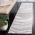 thumbnail image 3 of SAFAVIEH Cyrus Henderson Abstract Shag Runner Rug, Ivory/Gray, 2'2" x 9', 3 of 12