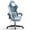 Blue, variant on Luxvie Gaming Chair with Footrest High Back Ergonomic Gamer Chair with Headrest and Massage Lumbar Cushion Racing Reclining Video Game Chair for Adults, Black