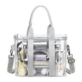 thumbnail image 1 of Bolsa de mano transparente para mujer aprobada por el estadio, 1 of 8