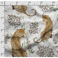 thumbnail image 2 of Soimoi Animals Print,Cotton Poplin, Sewing Fabric Sold by The Yard 42 Inch Wide,Sewing Craft Quilting/Quilt Making Fabric, White, 2 of 5