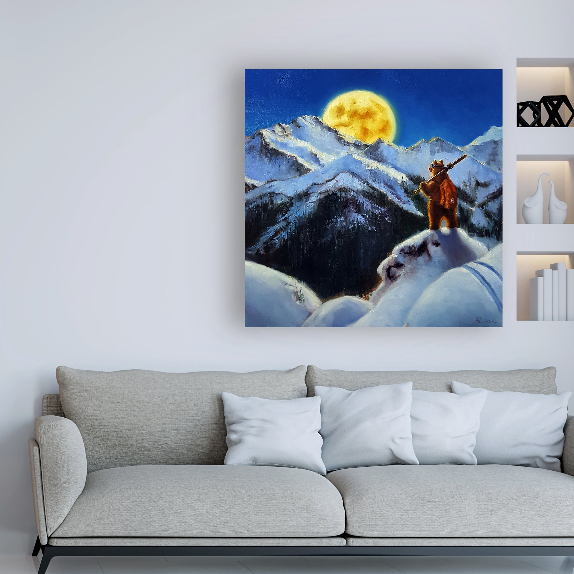 Trademark Fine Art 'Night Patrol 2' Canvas Art by Lucia Heffernan