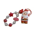 thumbnail image 4 of Llavero navideño colgante con forma de bolso para niñas Papá Noel, 4 of 9