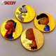 thumbnail image 2 of Nuevas monedas conmemorativas de la película Snoopy, Peanuts, Charlie Brown, moneda de metal de color dorado, figura de anime, juguetes de regalo de cumpleaños para niños, 2 of 5