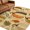 Mustard, Burnt Orange, Olive, Cream, variant on Area Rugs 5'x7', Vintage Pumpkins Fall Carpet Runner Indoor Outdoor Rugs Home Decor Aesthetic, Thanksgiving Botanical Leaves Non Slip Mats Washable Accent Rug for Living Room Bedroom