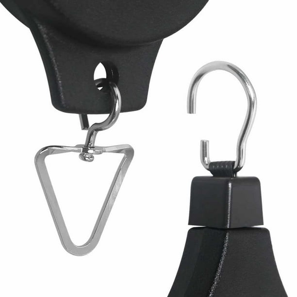 2 Pack Plant Hook Pulley, Elbourn Retractable Plant Hanger Easy