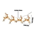 thumbnail image 5 of Christmas Lights String with 10 LED Bulbs, 1.5M Outdoor/Indoor Waterproof Fairy Lights for Holiday Decor, Garden, Wedding, Party, Tree, Porch, Elk-Shaped Festive Lighting, 5 of 6