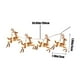 thumbnail image 5 of Guirnalda de luces LED navideñas de 1,5 m y 10 bombillas de plástico blanco, decorativas para interiores y exteriores, para árbol de Navidad, jardín, porche, fiesta, boda., 5 of 6