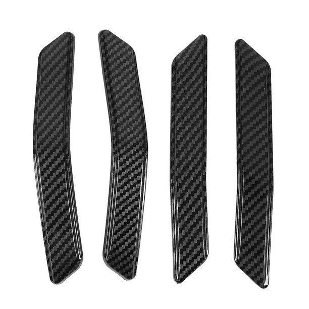 4pcs Car Door Edge Guards Anti Scratch Protector Trim Replacement for Tesla Mode Y 2021 to 2023 Carbon Fiber Pattern