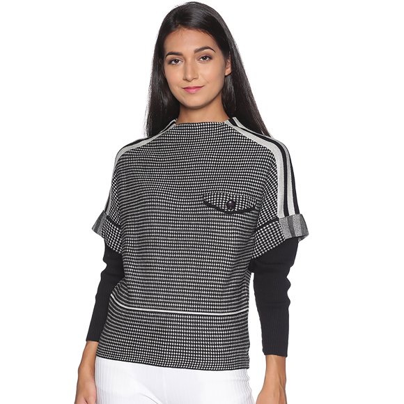 Women Self Design Stylish Casual Sweaters