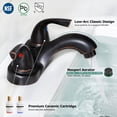 thumbnail image 3 of PARLOS Centerset 2-handle Bathroom Faucet with Drain Assembly, 3 of 10