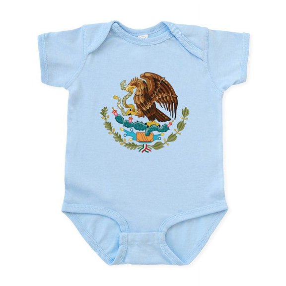 CafePress - Mexico Coat Of Arms Infant Bodysuit - Baby Light Bodysuit, Size Newborn - 24 Months