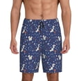 thumbnail image 3 of Lsque Squirrel Flower Mens Sleep Pajama Shorts,Short Pajama Pants, Cotton Ultra-Soft Knit-3X-Large, 3 of 9