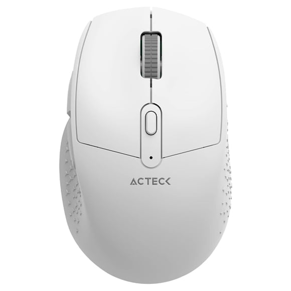 Mouse Inalámbrico Acteck OPTIMIZE ERGO MI680 1600dpi 6 botones Blanco AC-934084