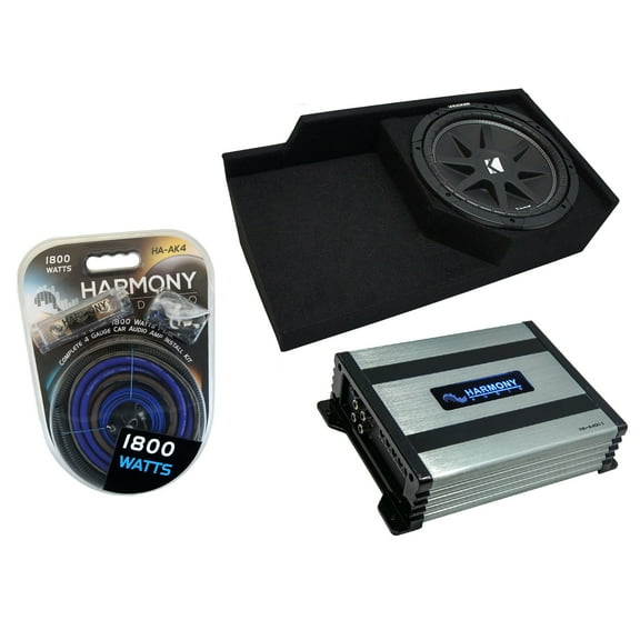 88-98 Chevy CK Silverado Ext Truck Kicker Comp C12 Single 12 Sub Box HA-A400.1