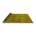 thumbnail image 2 of Ahgly Company Indoor Round Oriental Yellow Industrial Area Rugs, 7' Round, 2 of 4