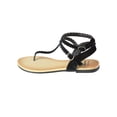 thumbnail image 3 of Alpine Swiss Womens Gladiator Sandals Braided T-Strap Slingback Roman Flats, 3 of 5