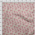 thumbnail image 4 of oneOone Cotton Cambric Light Pink Fabric Florals Fabric For Sewing Printed Craft Fabric By The Yard 56 Inch Wide, 4 of 5