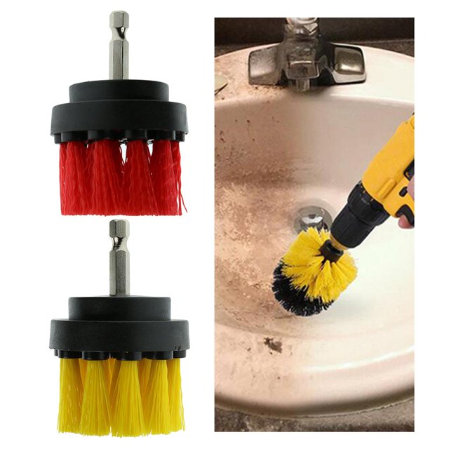 Cepillo De Limpieza De Fregado De Lechada De Azulejos De Bañera De 2 Piezas Para Azulejos De Cocina De 2 Pulgadas Soledad Cepillo de fregado eléctrico