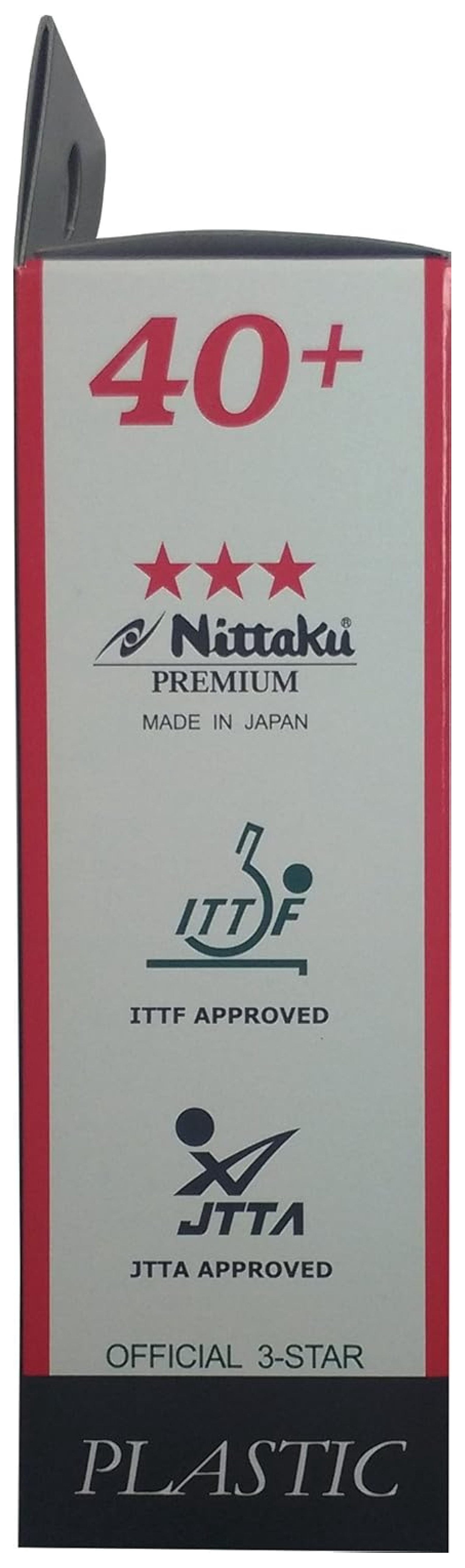 3-Star Premium 40+ Table Tennis Balls