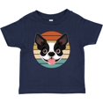 thumbnail image 3 of Inktastic Boston Terrier Dog Retro Sunset Boys or Girls Baby T-Shirt, 3 of 5
