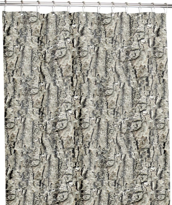 Bark Wood Gray Camo Shower Curtain Walmart Com