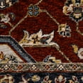 thumbnail image 5 of Oriental Weavers Aberdeen Area Rug - 4151R - 7'10" x 10'10" - in Red/ Blue - Vintage Inspired, Stain Resistant, Family and Pet Friendly , Dining, Living Room Rug, 5 of 10