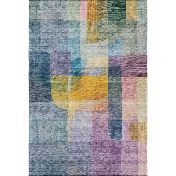 Dalyn Rugs Premium Machine Washable Mayfield AMF1113 Blue 3' x 5' Rug