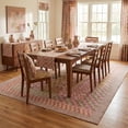 thumbnail image 6 of 9x12 Modern Geometric Purple and Pink Area Rug, Washable Low Pile Carpet with Non-Slip Backing, Stain-Resistant for Girls Bedroom, Living Room, 6 of 8
