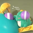 thumbnail image 4 of Children Cute Dinosaur Gun with 6 Foam Balls Cartoon Toy Guns for Boys & Girls Playing Games, 4 of 5