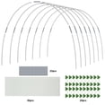 thumbnail image 3 of Ktinnead 30pcs Garden Hoops for Raised Beds, Greenhouse Hoops Kit Grow Tunnel, Rust-Free Fiberglass Garden Support Poles for Insect Mesh Netting Freeze Plant Cover, 3 of 8