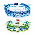 thumbnail image 1 of 2 juegos de pulseras ajustables, regalo de playa de verano para mujeres, hombres, adolescentes, niñas, Día de San Valentín MFZFUKR BST3002976-3, 1 of 5