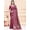 Light Maroon, variant on Floral Motif Satin Silk Saree With Attractive Pallu, Border And Tassels – Muted Purple