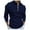 Navy, variant on KDFJPTH Mens Long Sleeve Polo Shirts Long Sleeve Tops Black L