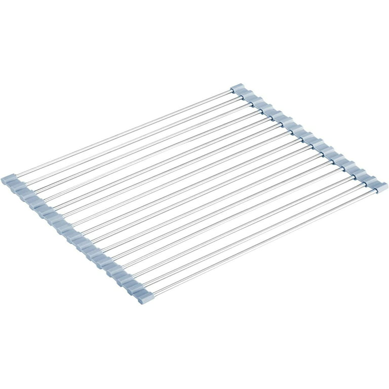 Seropy Roll Up Dish Drying Rack Over The Sink for Kitchen RV Sink