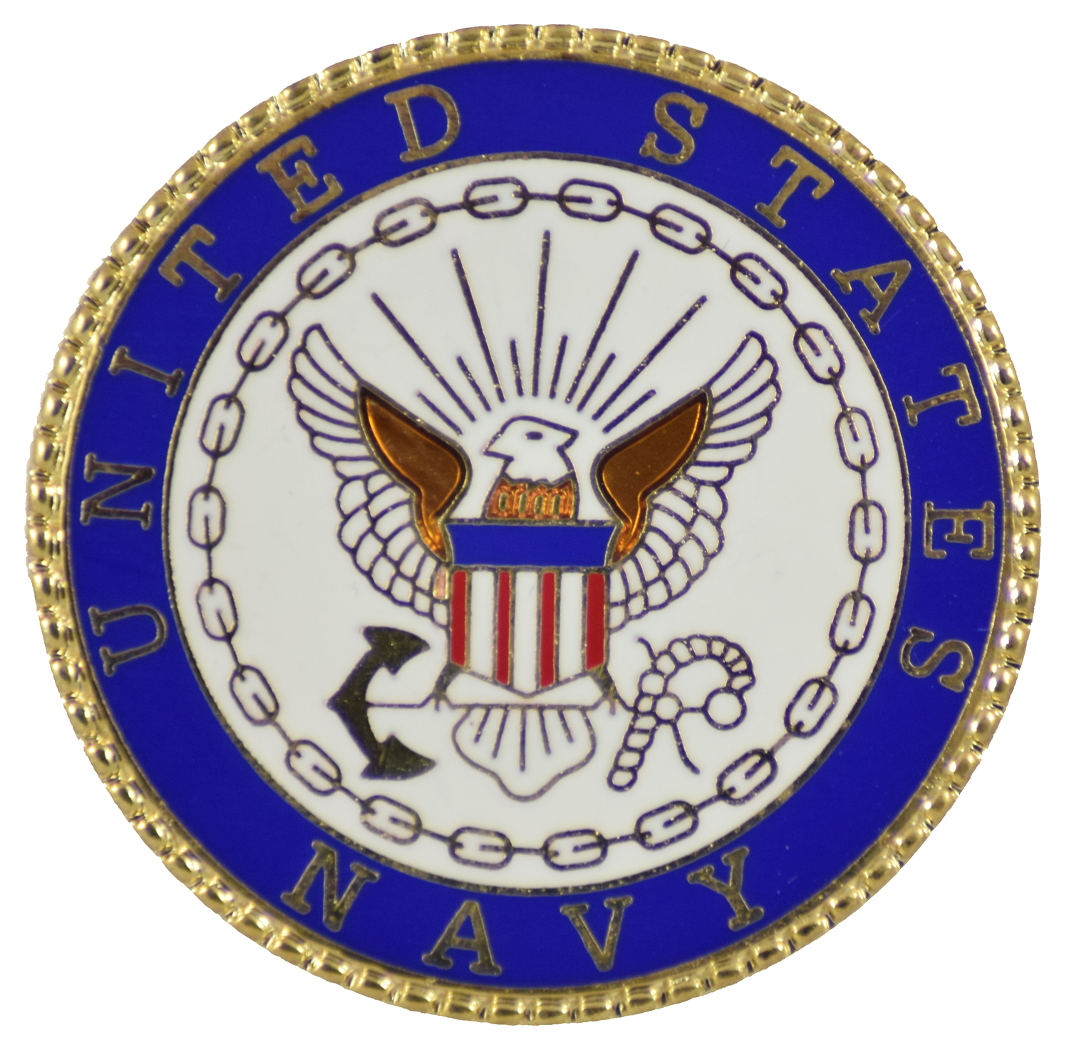 UNITED STATES NAVY Logo FLAG 1.5 X 1 Lapel Pin UNITED STATES NAVY Logo FLAG 1.5 X 1 Lapel Pin