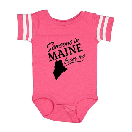 

Inktastic Someone in Maine Loves Me Gift Baby Boy or Baby Girl Bodysuit