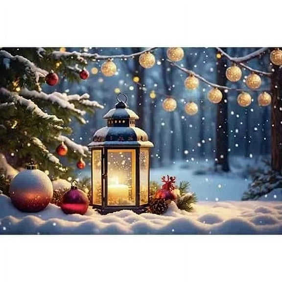 Christmas Photography Background Bokeh Forest Snow Photocall Backdrop Childr Photo Studio Photoz Supplies