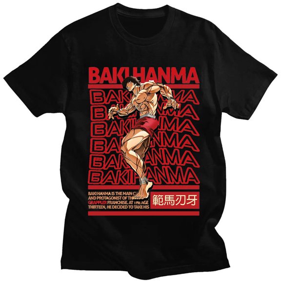 Grappler Baki Hanma Yujiro Dou Manga Tee Shirt Men Women Fashion Japan Anime T S