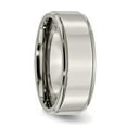 thumbnail image 3 of Titanium 8mm Mens Wedding Ring Band Jewelry Size 15, 3 of 6