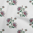 thumbnail image 1 of oneOone Polyester Spandex White Fabric Leaves & Clover Diy Clothing Quilting Fabric Print Fabric By Yard 56 Inch Wide, 1 of 6