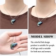 thumbnail image 5 of Fish Urn Cremation Necklace for Ashes Urn Necklaces for Human Ashes in Loving Memory of Dad Fishing Locket Ashes Holder Keepsake Cremation Memorial Pendant Jewelry, 5 of 8