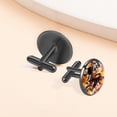 thumbnail image 6 of Football Stylish Men's Cufflink Set for Formal Attire, Made of Stainless Steel, Ideal for Special Occasions, 6 of 6