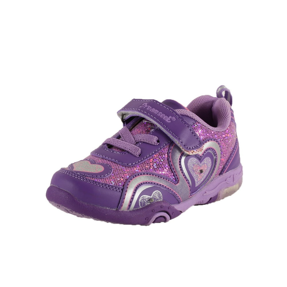Dream Seek Dream Seek Girls Toddler 1346 Athletic Casual Velcro Strap