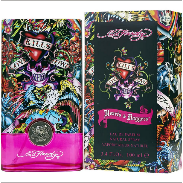 Ed Hardy Hearts & Daggers Eau de Parfum for Women 3.4 oz *EN - Walmart.com