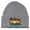 Heather Grey, variant on Gravity Threads Positive Vibration Patch Cuffed Beanie - Heather Grey