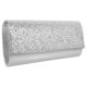 thumbnail image 1 of Women's Sequin PU Evening Clutch Bag – Stylish Silver Handbag for Weddings, Parties & Banquets – Elegant Design with Ample Storage for Essentials, 1 of 5