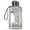 0.5 Gallon, variant on 1 Gallon Water Bottle, Water Jug with Motivational Time Marker & Strap & Handle,Large-Capacity leakproof water bottles for Travel Sport Gym Outdoor(Clear