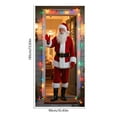 thumbnail image 3 of Christmas Door Cover Banner, Xmas Hanging Banner Holiday Backdrop Merry Christmas Santa Background for Home Holiday Decor 35.4 x 72.8in, 3 of 6